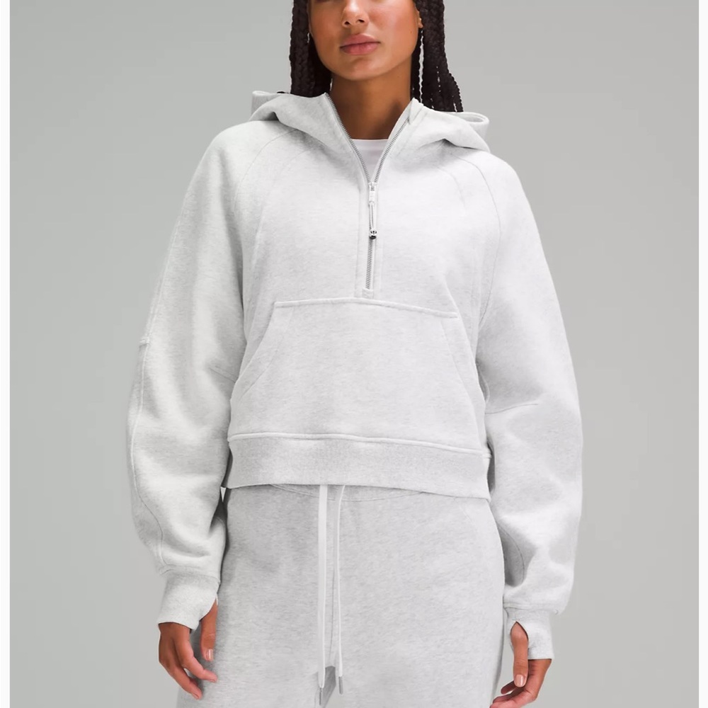 Scuba Oversized Half-Zip Hoodie
